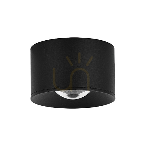 Kontrollera Takspot LED 8W Svart ZAMBELIS