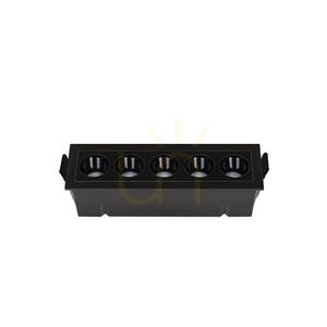 Zambelis S192 – svart infälld LED-spotlight, 12 W, 3000 K small 0
