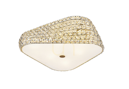 Kontrollera Plafond BABYLON C0286-06M-F7AC Guld 6xG9.