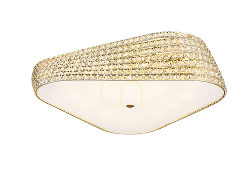 Kontrollera BABYLON Plafond C0286-18X-F7AC Guld 18xG9.