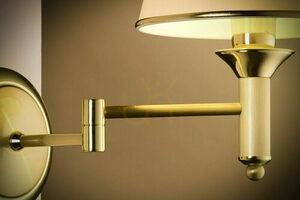 Vägglampa CLASSIC Brass 1xE27/15W small 5