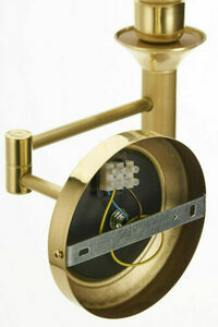 Vägglampa CLASSIC Brass 1xE27/15W small 9