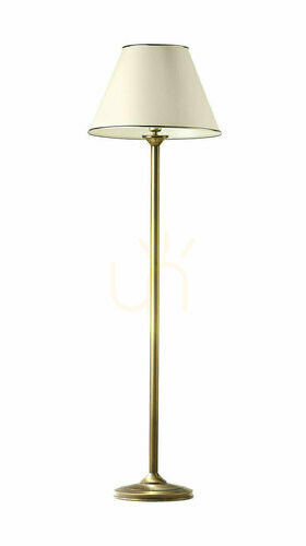 Kontrollera CLASSIC Golvlampa i mässing 1xE27/15W
