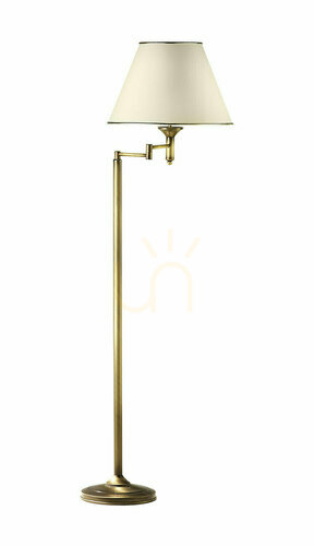 Kontrollera CLASSIC Golvlampa i mässing 1xE27/15W