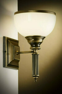 Vägglampa Jupiter ZEUS 625 i patinerad mässingsfinish 1×E27/15 W small 2