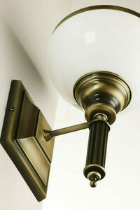 Vägglampa Jupiter ZEUS 625 i patinerad mässingsfinish 1×E27/15 W small 3