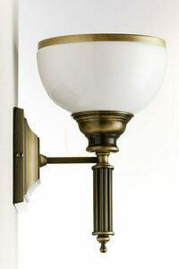 Vägglampa Jupiter ZEUS 625 i patinerad mässingsfinish 1×E27/15 W small 5