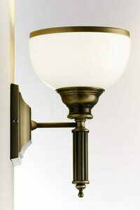 Vägglampa Jupiter ZEUS 625 i patinerad mässingsfinish 1×E27/15 W small 6