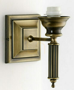 Vägglampa Jupiter ZEUS 625 i patinerad mässingsfinish 1×E27/15 W small 8