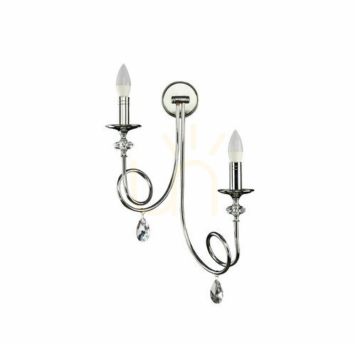 Kontrollera Vägglampa DAKAR Chrome 2xE14/11W