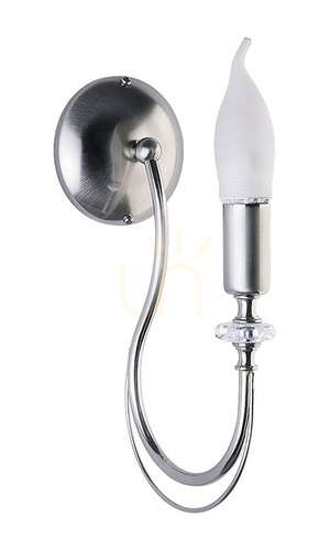 Kontrollera Vägglampa MELANI Silver 1XE14/11W