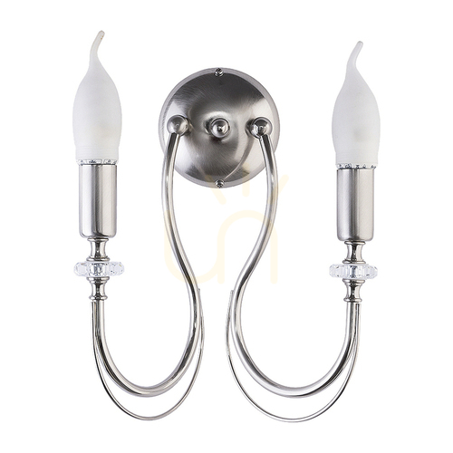 Kontrollera Vägglampa MELANI Silver 2XE14/11W