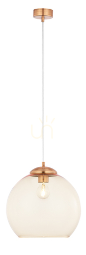 Kontrollera ASTI Pendellampa Koppar 1XE27/15W