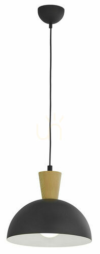 Kontrollera VITO taklampa svart 1XE27/15W