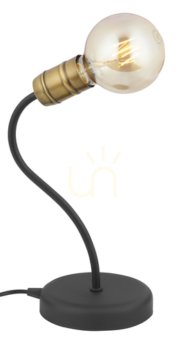Kontrollera LUCE PAT skrivbordslampa. Guld 1XE27/15W
