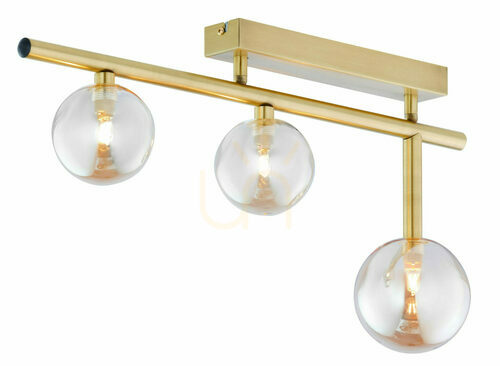 Kontrollera NEPTUN Taklampa i mässing 3xG9/14W