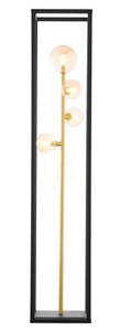 NEPTUN Golvlampa Guld 2xG9/14W small 2