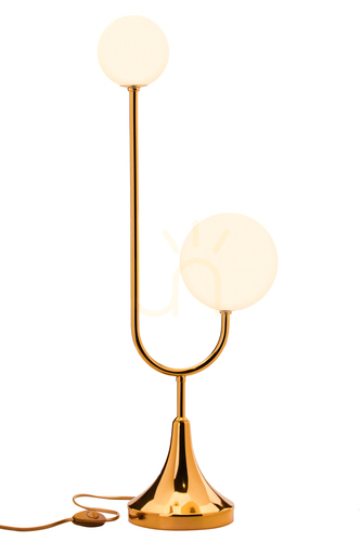 Kontrollera Bordslampa Jupiter 1944 SELEN 2xG9 guld, 73 cm