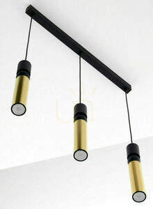 Pendellampa Jupiter ALAS 2007 guld/svart 3xGU10 14 W 60 cm small 7