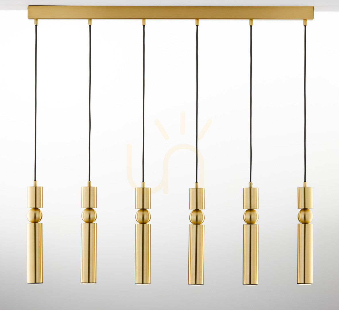 Kontrollera ALAS Pendellampa Guld 6xG10/14W ALAS Pendellampa Guld 6xG10/14W
