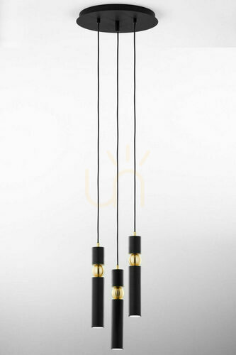 Kontrollera ALAS Taklampa Guld 3xG10/14W