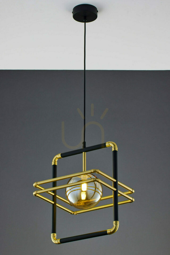 Kontrollera FIORI Pendellampa Guld 1xG9/14W FIORI Pendellampa Guld 1xG9/14W
