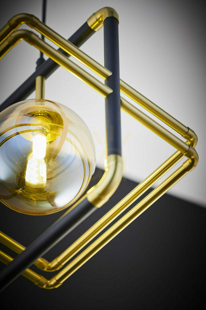 Kontrollera FIORI Pendellampa Guld 1xG9/14W FIORI Pendellampa Guld 1xG9/14W