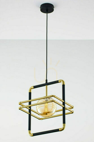 Kontrollera FIORI Pendellampa Guld 1xG9/14W