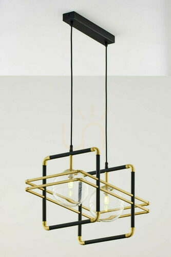 Kontrollera FIORI Pendellampa Guld 2xG9/14W