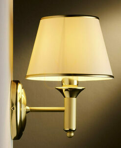 Jupiter CLASSIC 208A vägglampa, satinerad mässing, 1 × E27 / 15 W small 8