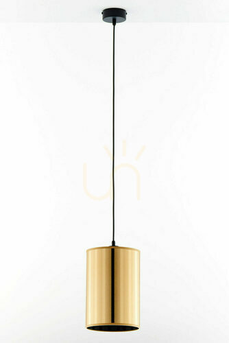 Kontrollera CORTINA Pendellampa Guld 1xE27/15W
