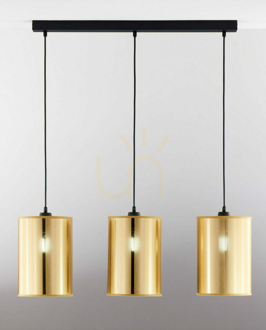 Utsikt CORTINA Pendellampa Guld 6xE27/15W CORTINA Pendellampa Guld 6xE27/15W