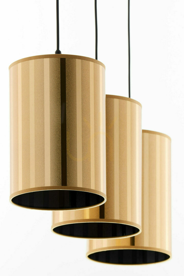 Kontrollera CORTINA Pendellampa Guld 6xE27/15W CORTINA Pendellampa Guld 6xE27/15W