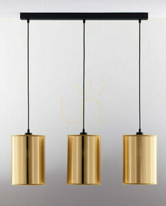 CORTINA Pendellampa Guld 6xE27/15W 0 CORTINA Pendellampa Guld 6xE27/15W small 0