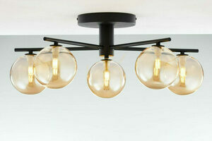 PRATO Taklampa Svart 5xG9/14W small 1