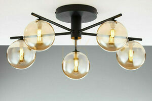 PRATO Taklampa Svart 5xG9/14W small 4