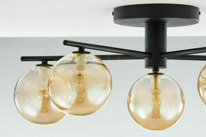 PRATO Taklampa Svart 5xG9/14W small 6