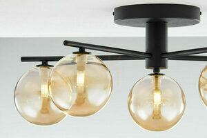 PRATO Taklampa Svart 5xG9/14W small 7