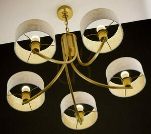 ARTHUR Ljuskrona Guld 5xE27/15W small 4