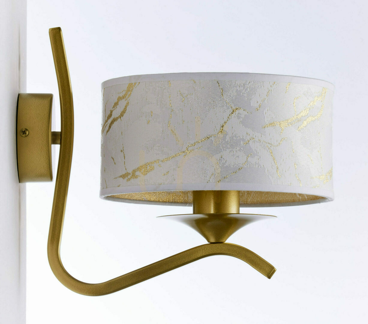 Förhandsvisning Vägglampa KASZMIR Gold 1xE27/15W Vägglampa KASZMIR Gold 1xE27/15W