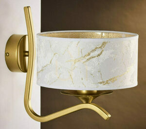 Vägglampa KASZMIR Gold 1xE27/15W 5 Vägglampa KASZMIR Gold 1xE27/15W small 5