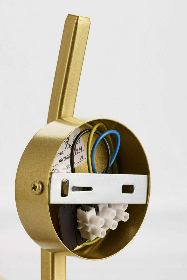 Visa Vägglampa KASZMIR Gold 1xE27/15W Vägglampa KASZMIR Gold 1xE27/15W