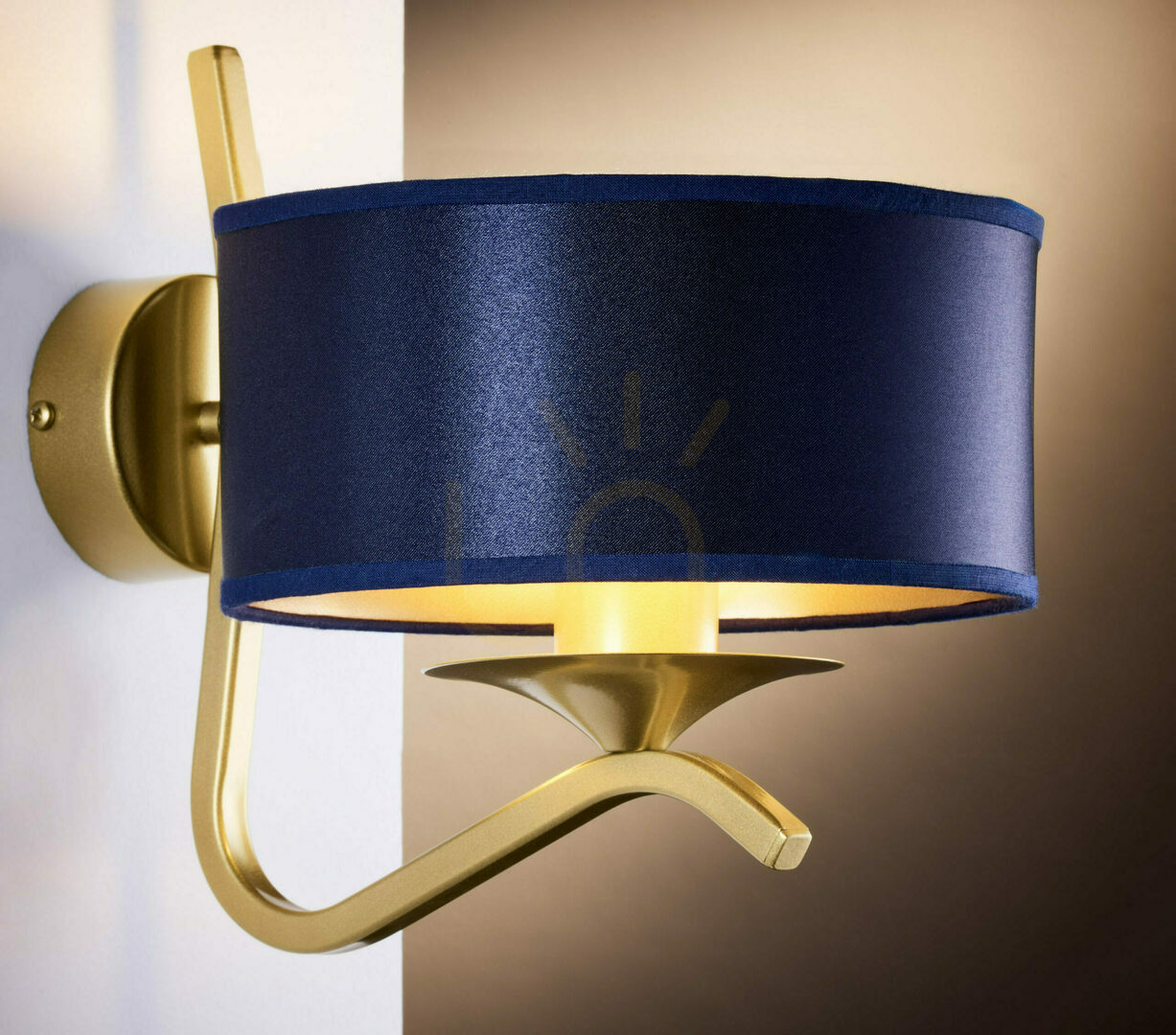 Visa Vägglampa KASZMIR Gold 1xE27/15W Vägglampa KASZMIR Gold 1xE27/15W