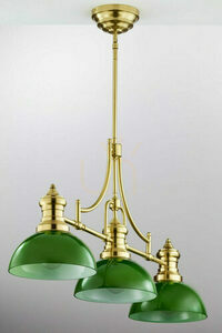 Jupiter PLATINO pendellampa borstad mässing grön 3xE27 121 cm 2074 small 7