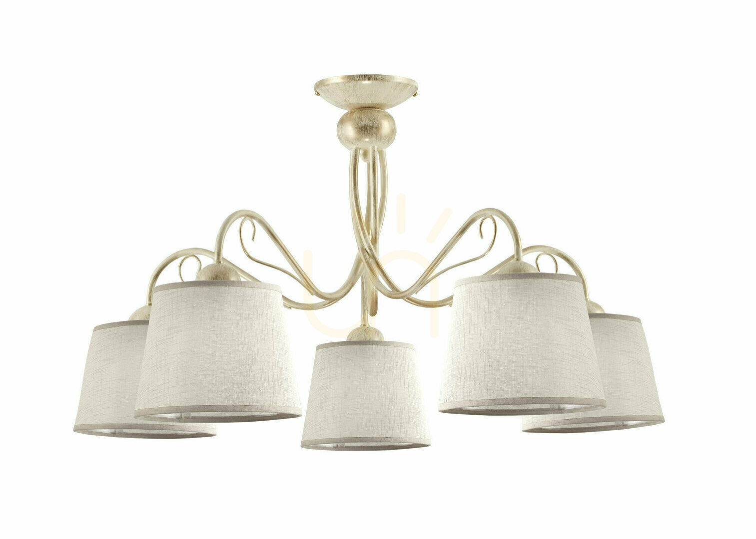 Kontrollera KAMELIA Taklampa Beige 5xE27/15W KAMELIA Taklampa Beige 5xE27/15W