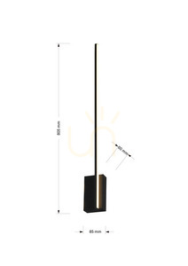 Linealo 2 Höger vägglampa 4202-0210R Aviano small 3