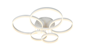 Aviano RAVELO 9055-508 taklampa med fem ljuspunkter, mattvit LED 70 W small 3
