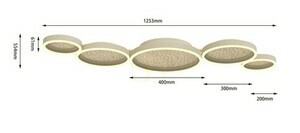 Taklampa fem BORMES Sand 9069-513 Aviano small 4