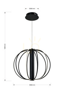 BENIALI 6220-1010 Aviano taklampa small 3
