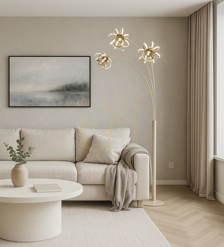 Kontrollera SALO trippel golvlampa 3033-313 Aviano